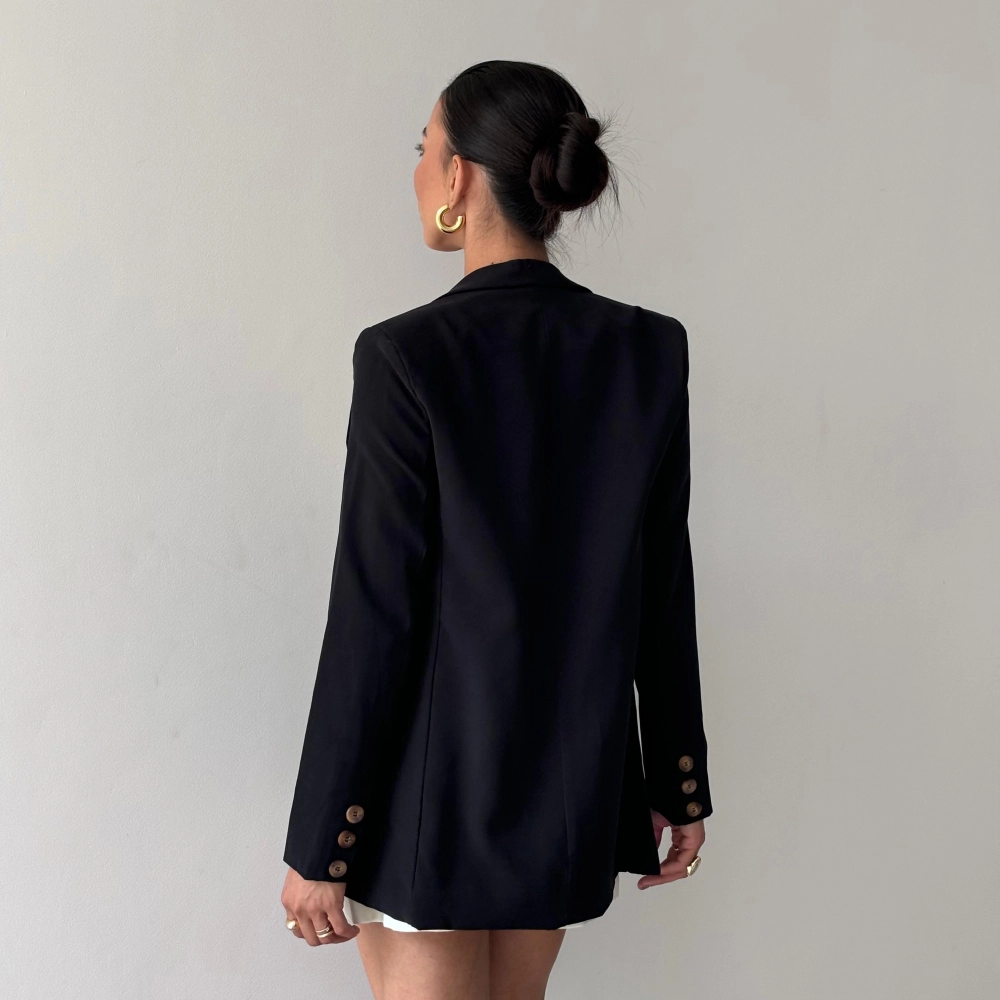 Blazer Alfaiataria Marselha - Preto