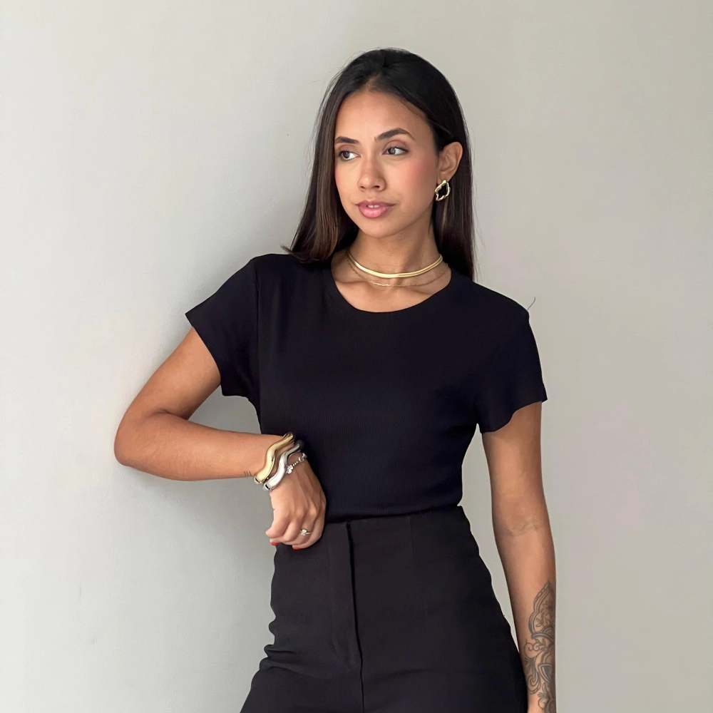 Blusa Giovanna - Preto