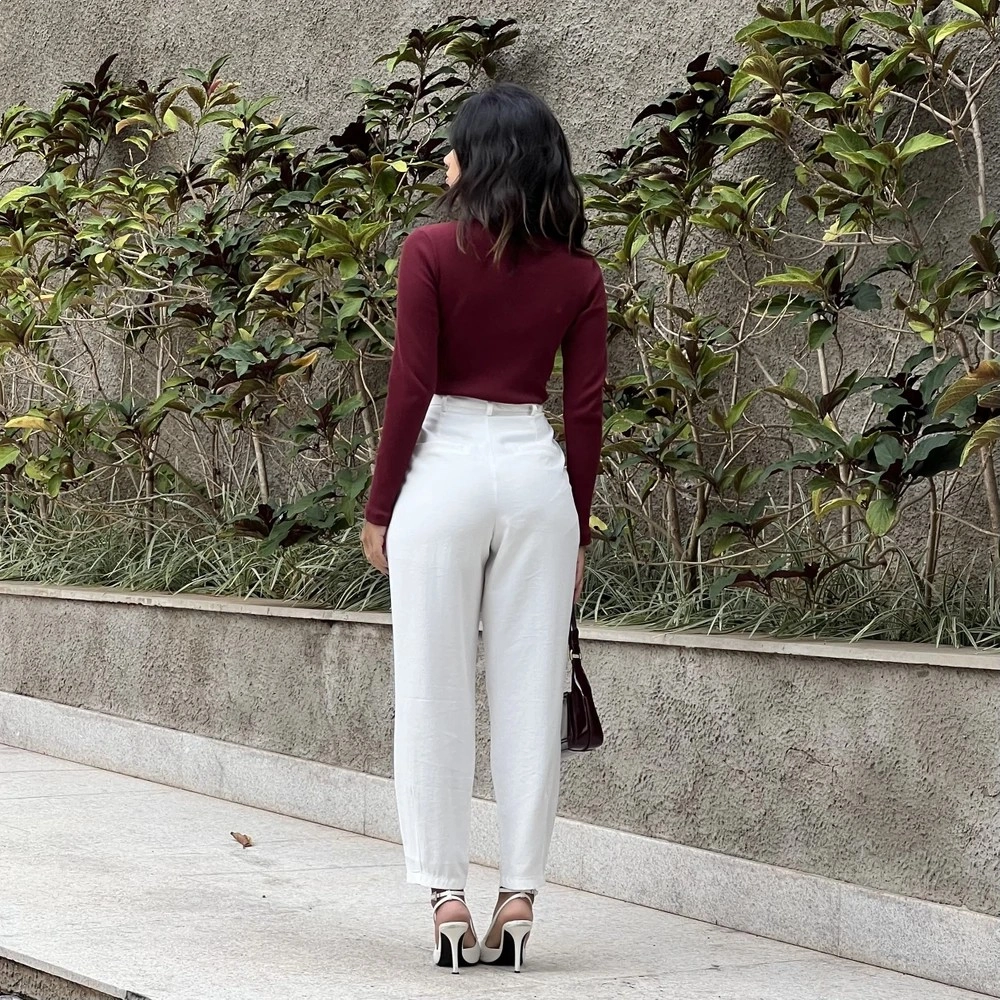 Calça Alfaiataria Maitê - Branco