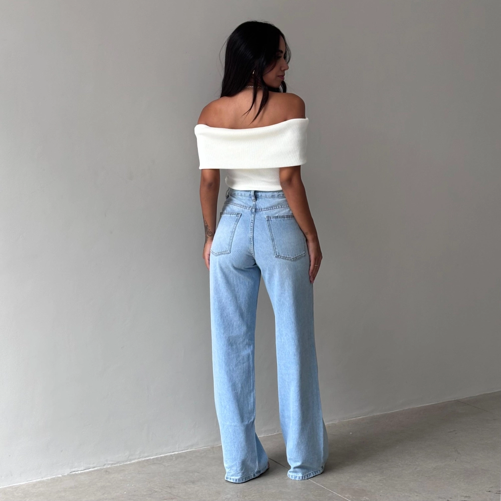 Calça Jeans Nancy - Jeans Claro