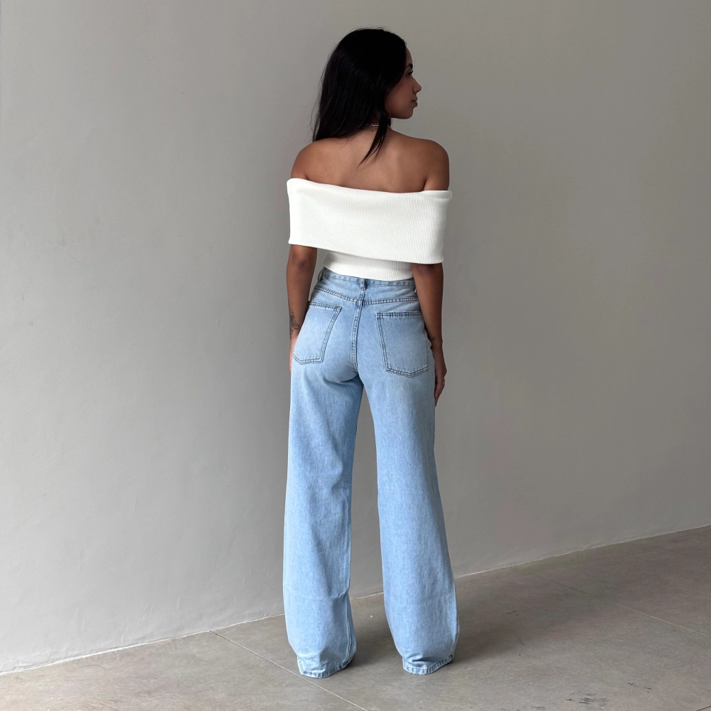 Calça Jeans Nancy - Jeans Claro