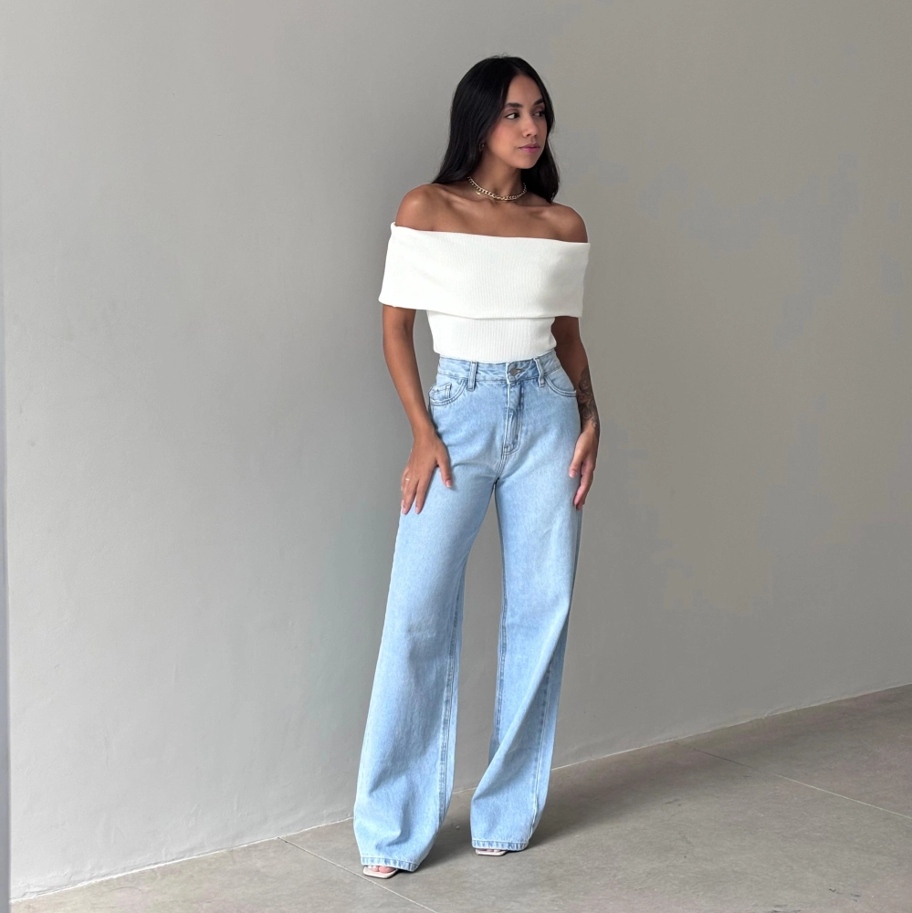 Calça Jeans Nancy - Jeans Claro