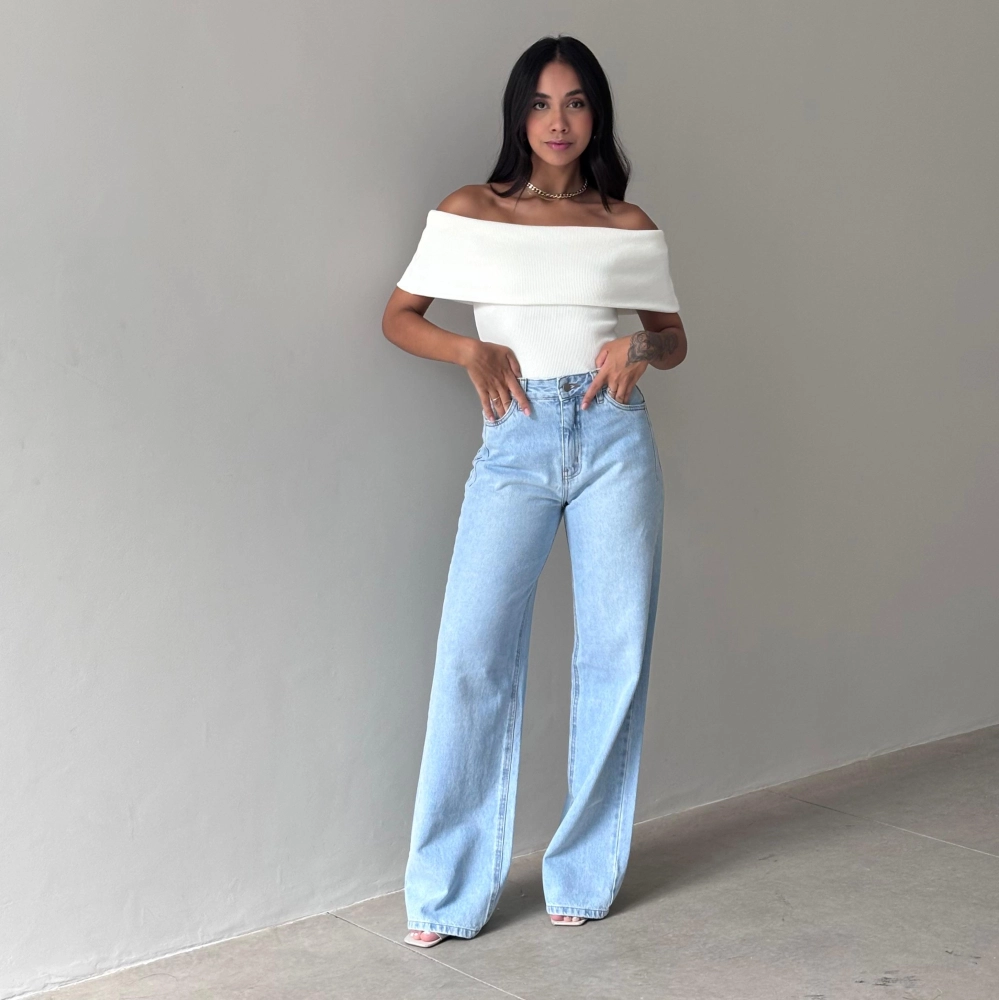 Calça Jeans Nancy - Jeans Claro