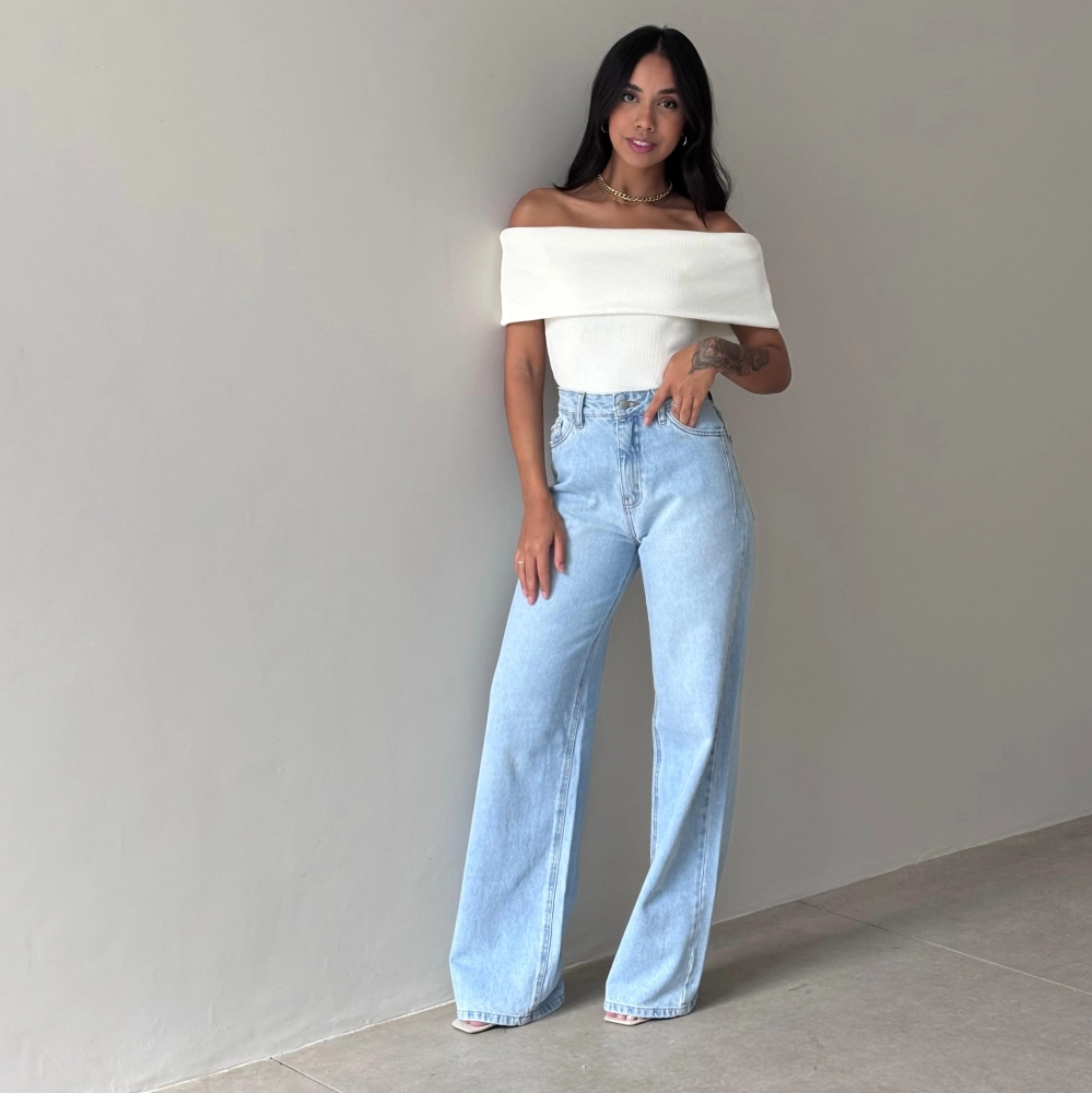 Calça Jeans Nancy - Jeans Claro