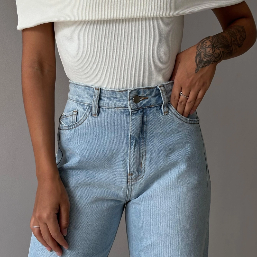 Calça Jeans Nancy - Jeans Claro