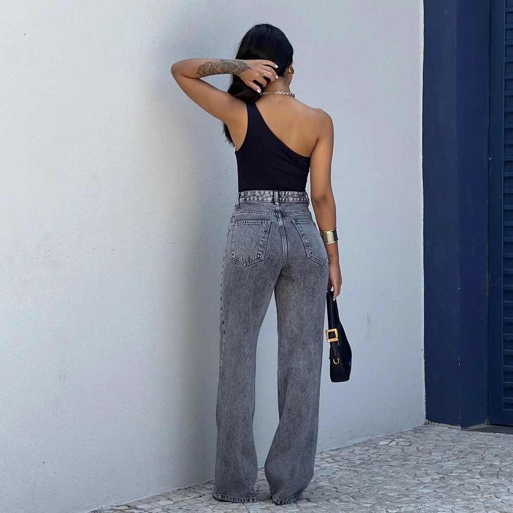 Calça Jeans Nancy - Preto