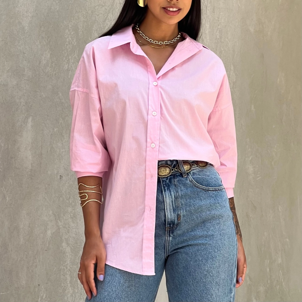 Camisa Larissa - Rosa