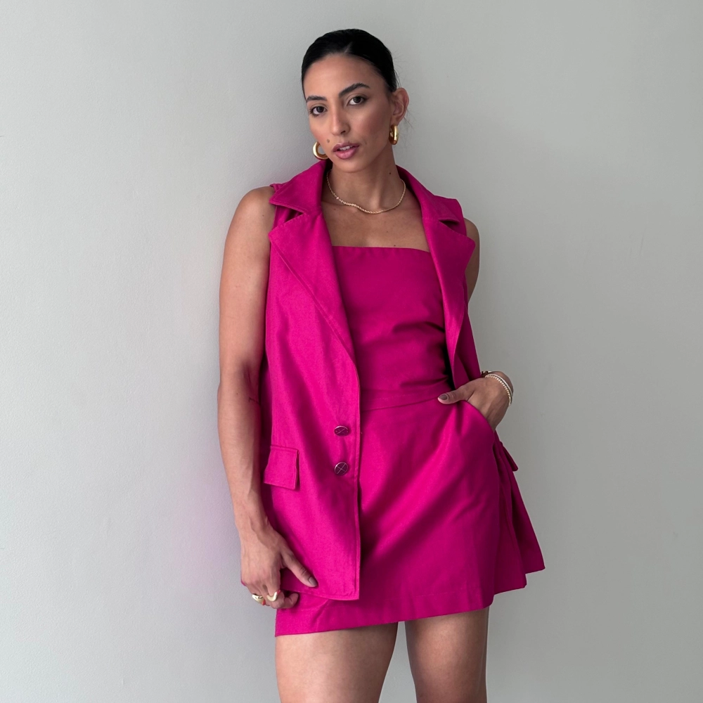 Colete Sarja Miami - Pink