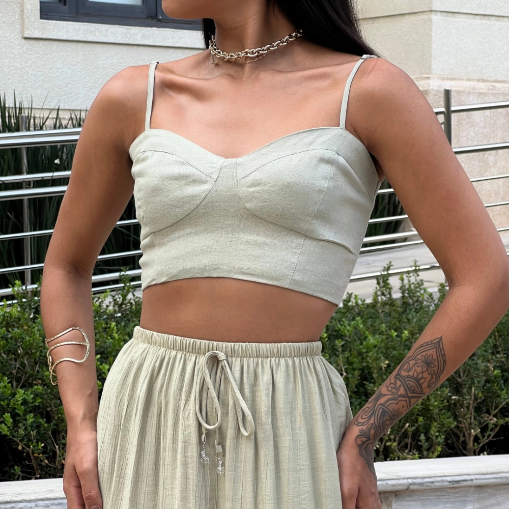 Cropped Ariel - Verde