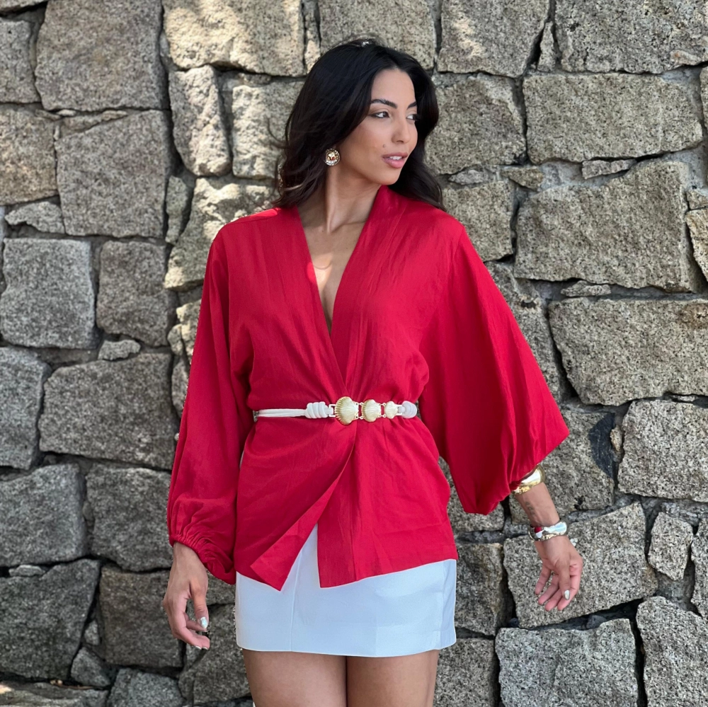 Kimono Maria - Vermelho