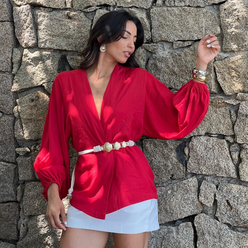 Kimono Maria - Vermelho