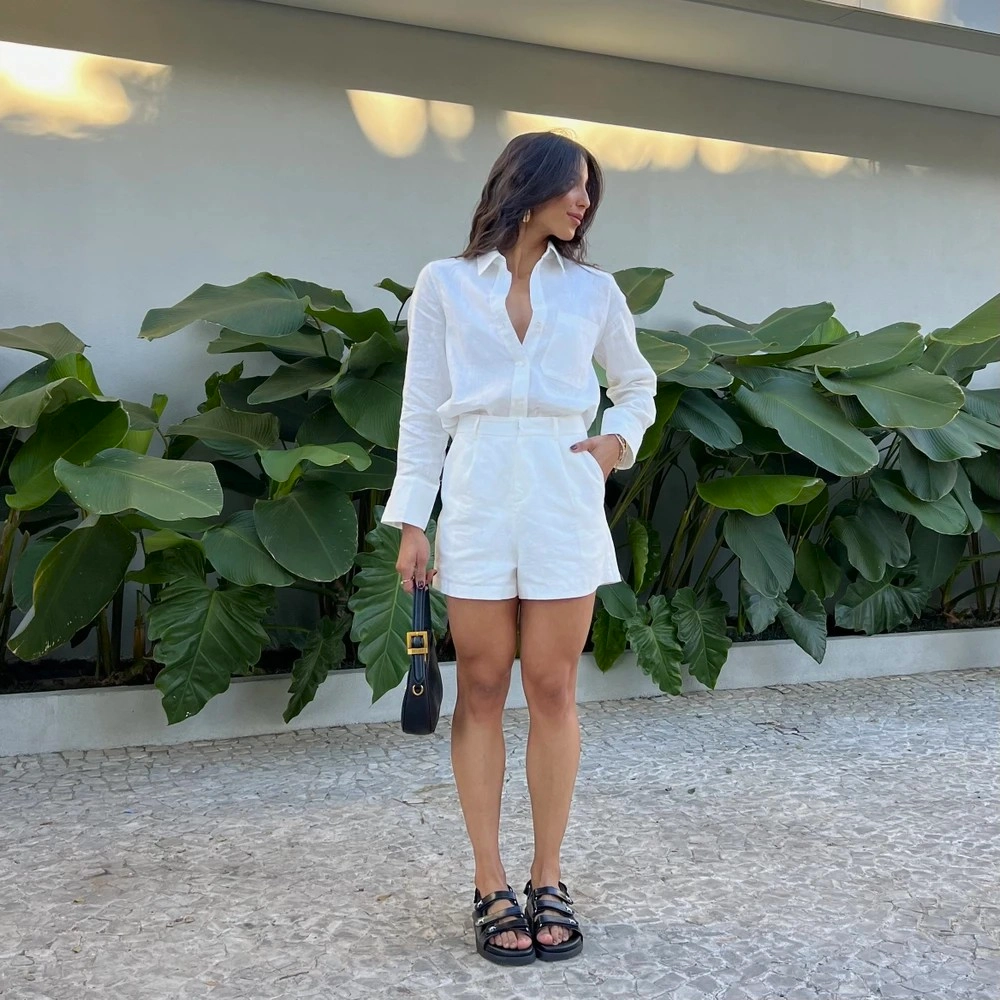 Shorts Linho Renata - Branco