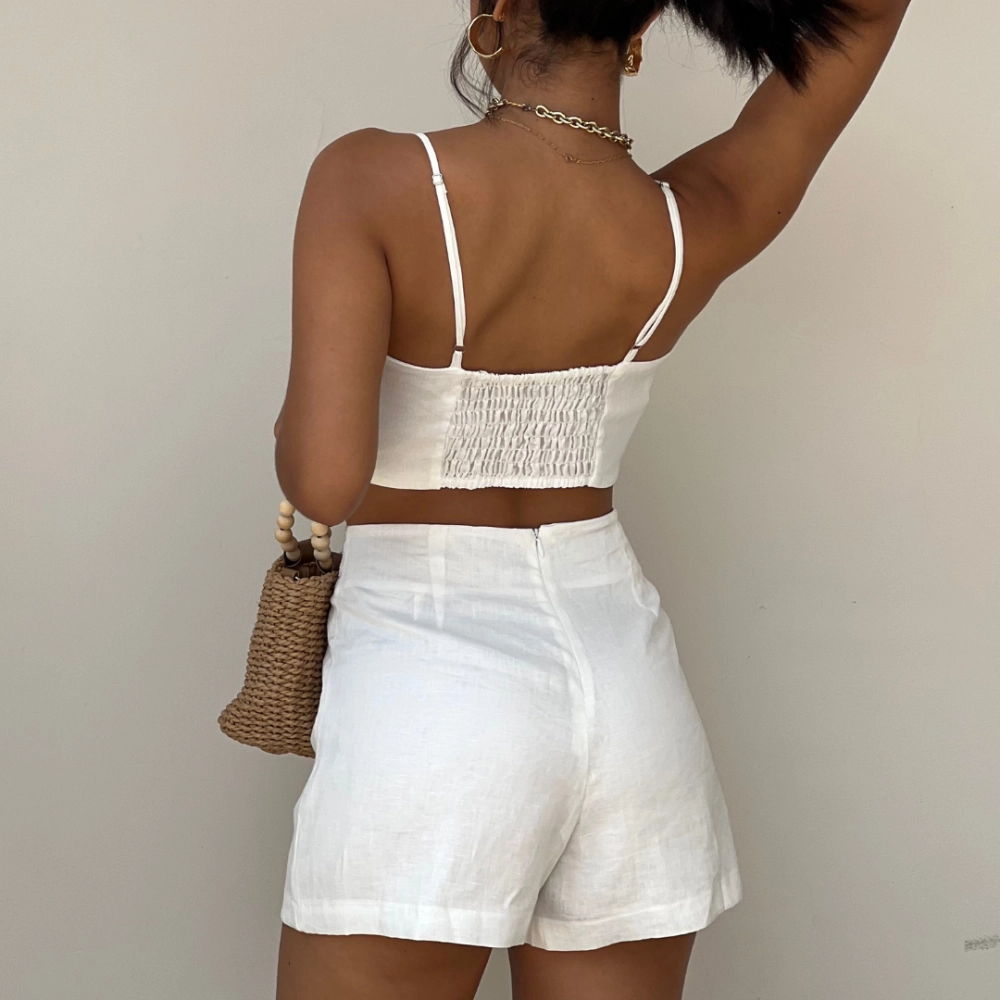 Shorts Saia Analu - Branco