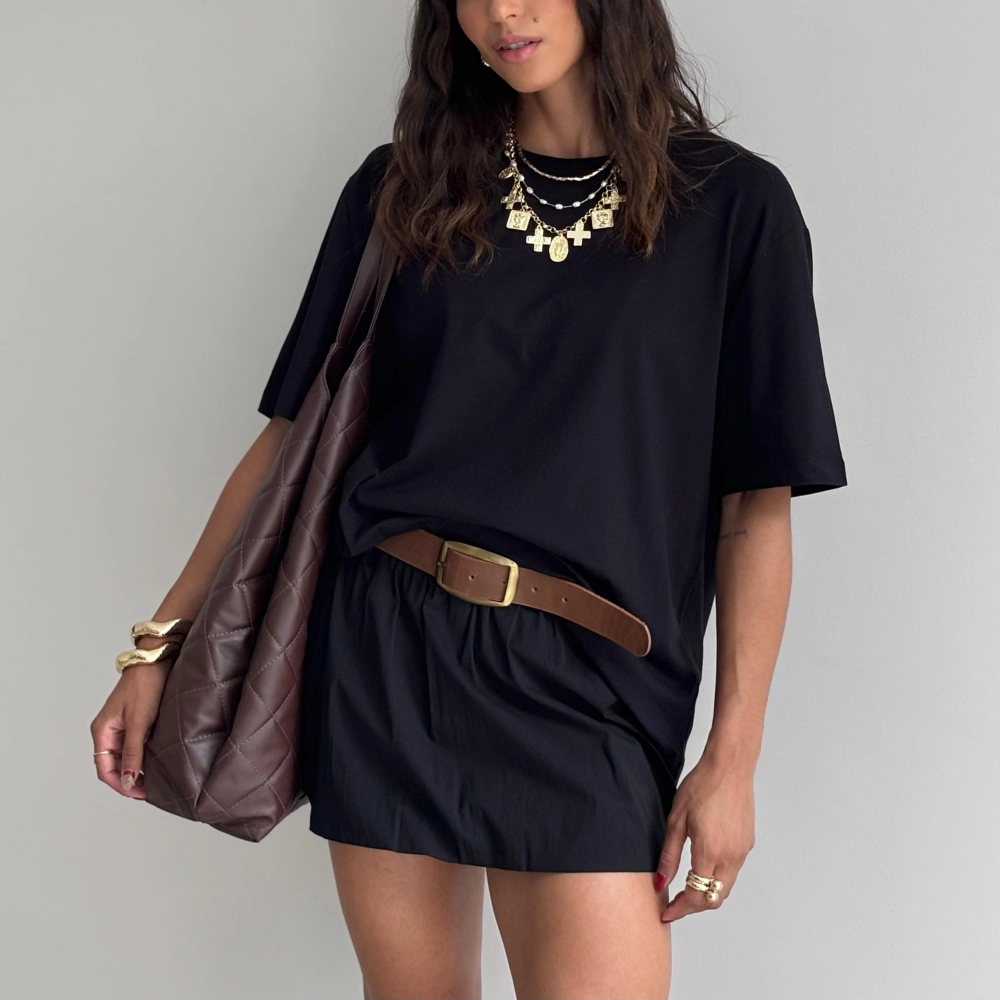 Shorts Saia Dafne - Preto