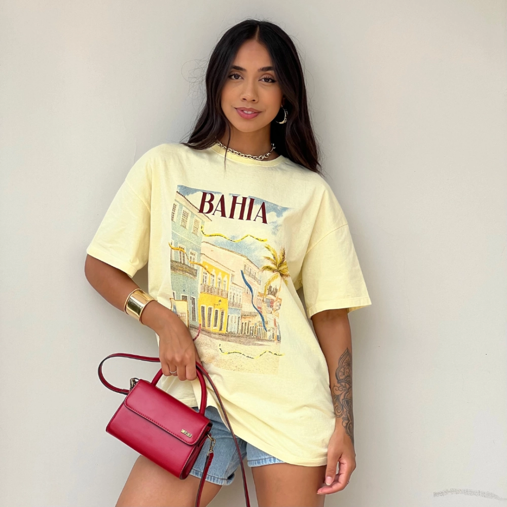 T-Shirt Bahia - Amarelo