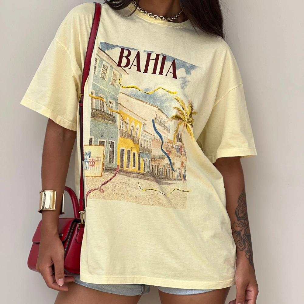 T-Shirt Bahia - Amarelo