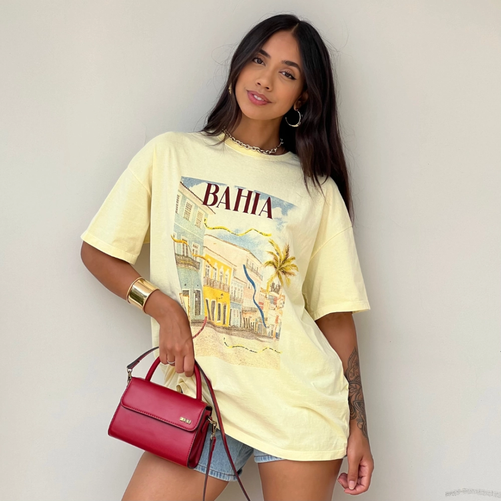 T-Shirt Bahia - Amarelo