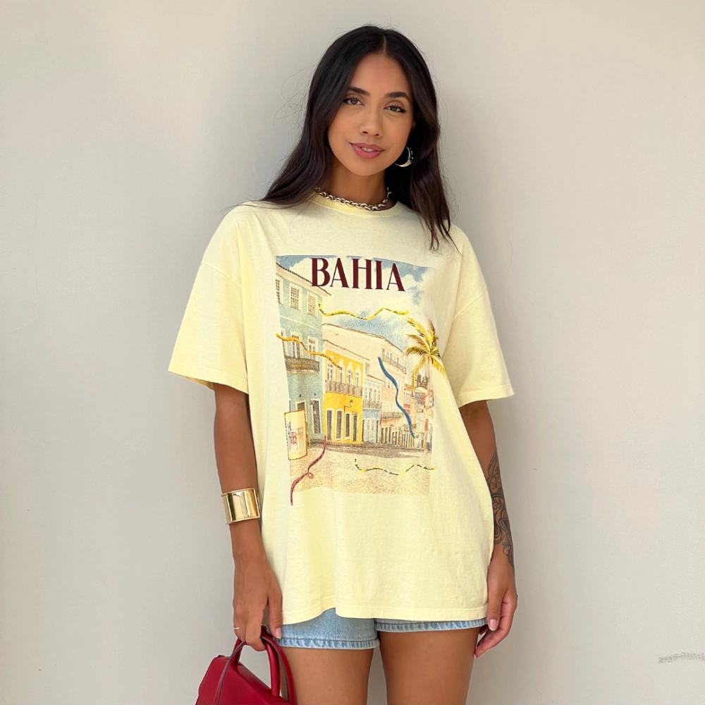 T-Shirt Bahia - Amarelo