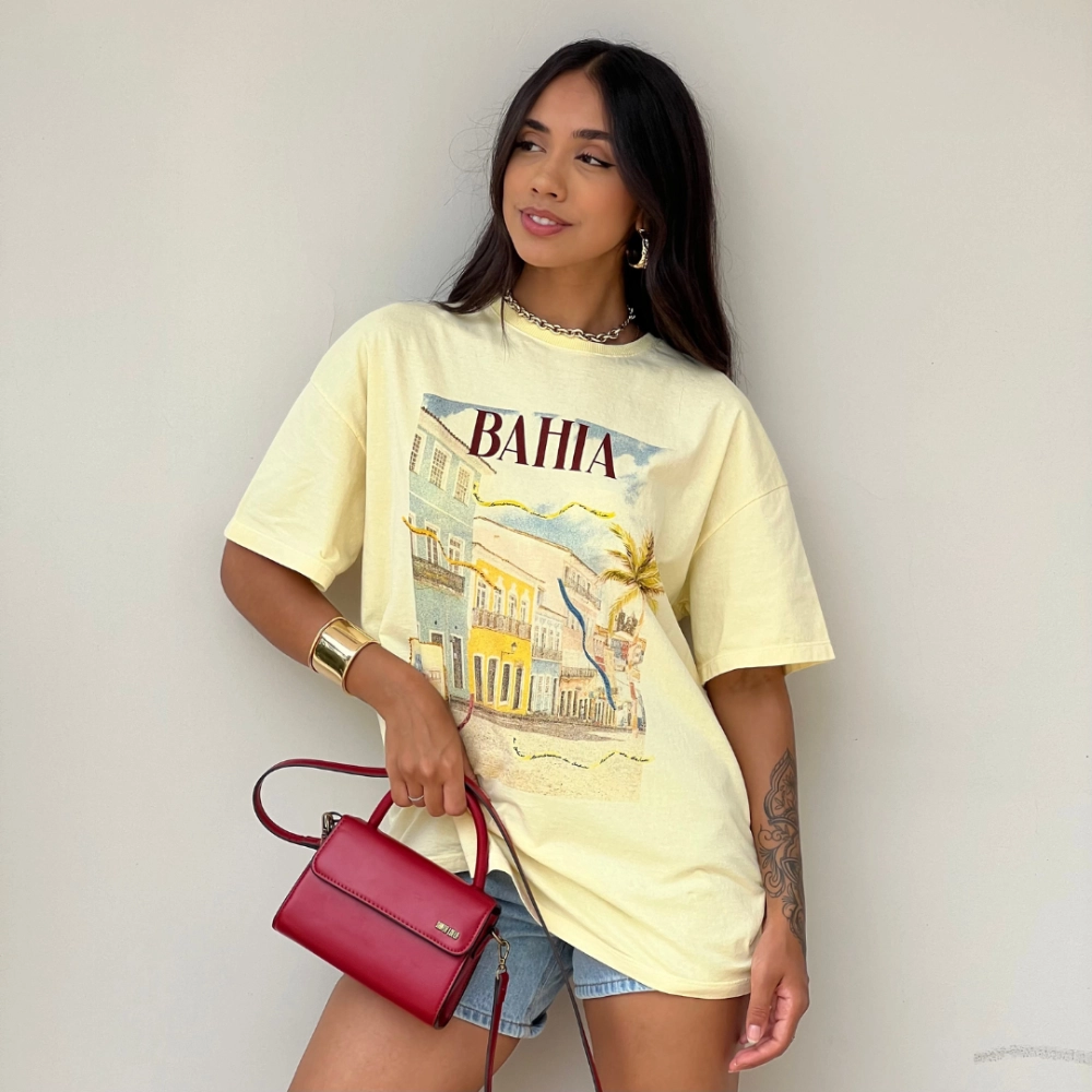 T-Shirt Bahia - Amarelo