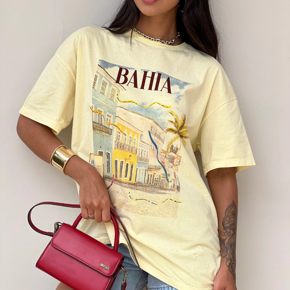 T-Shirt Bahia - Amarelo