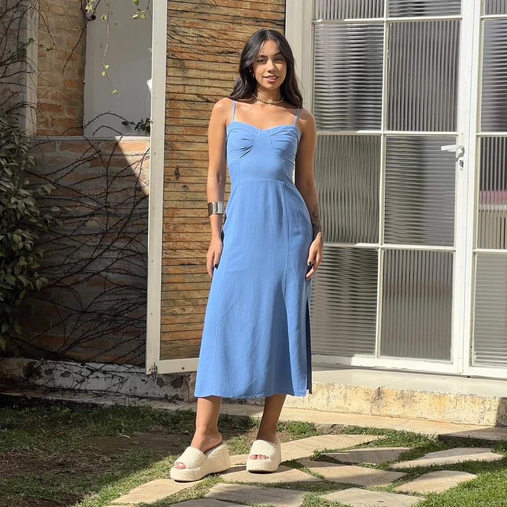 Vestido Cibele - Azul