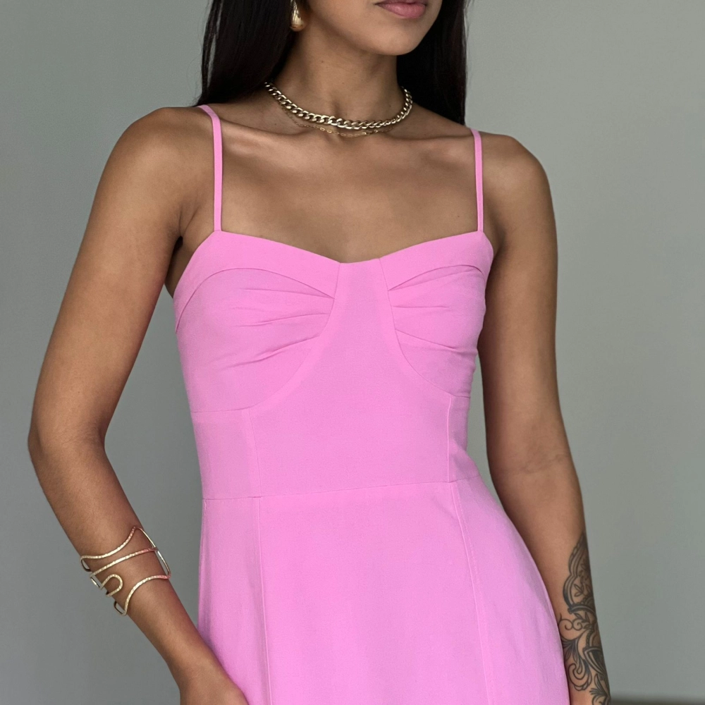 Vestido Cibele - Rosa