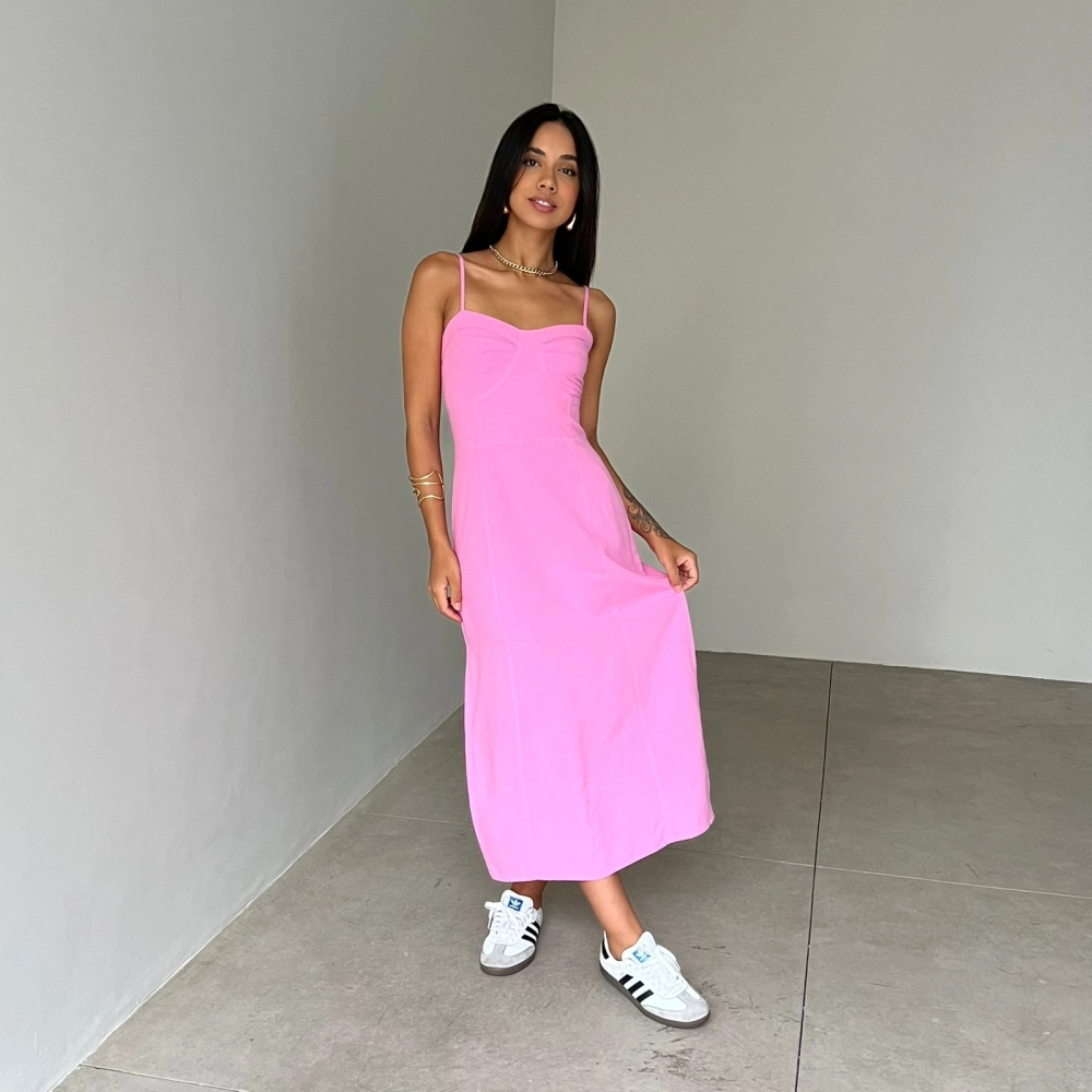 Vestido Cibele - Rosa