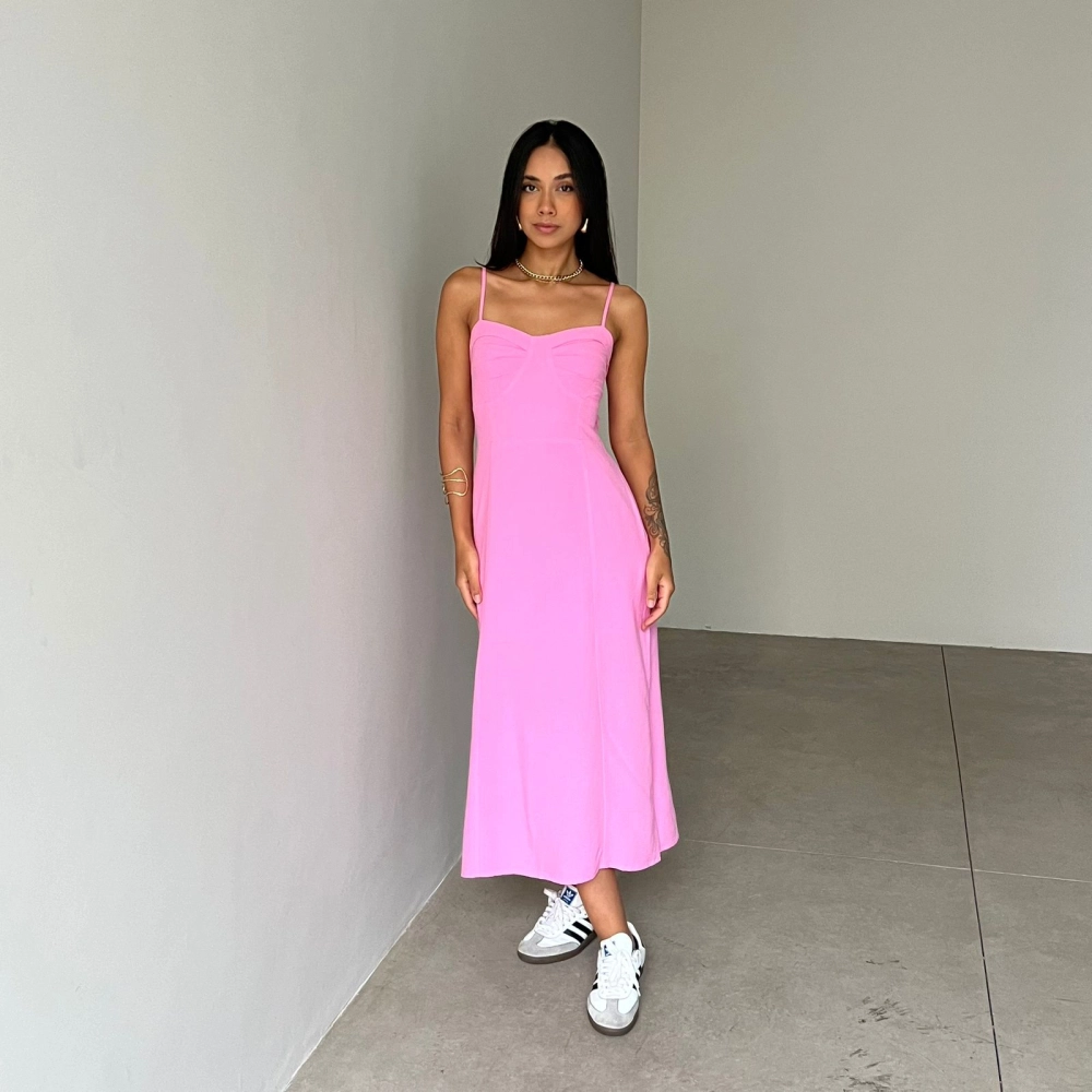 Vestido Cibele - Rosa