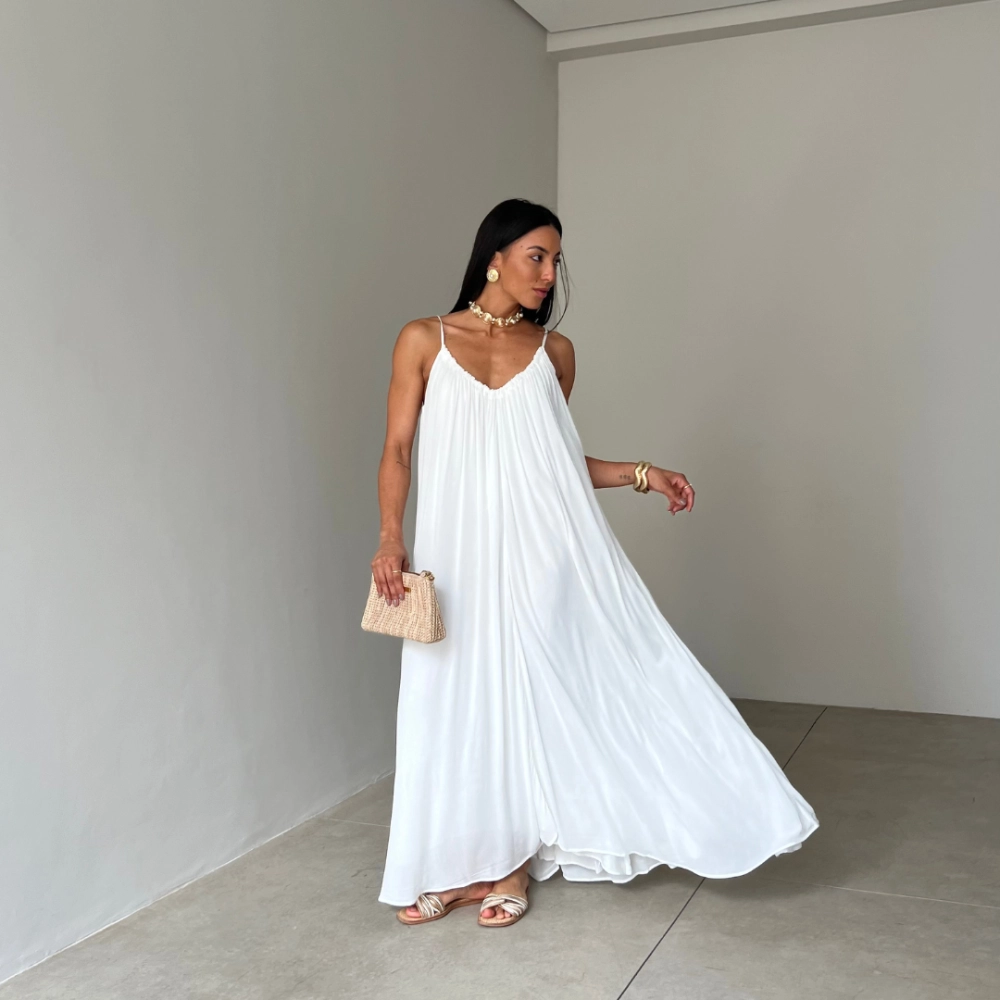 Vestido Luana - Branco