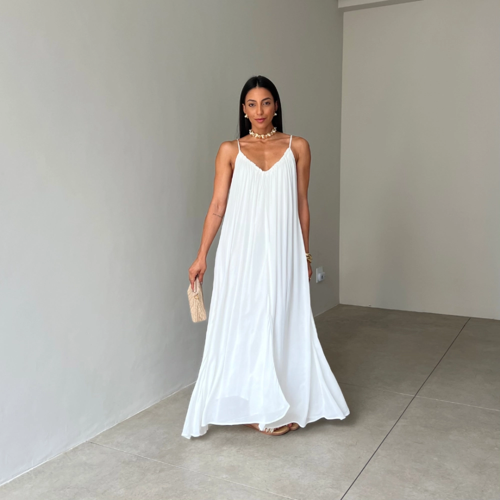 Vestido Luana - Branco