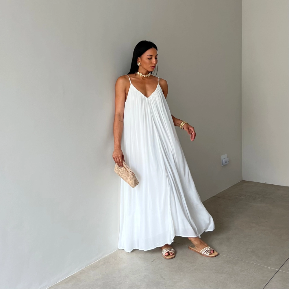 Vestido Luana - Branco