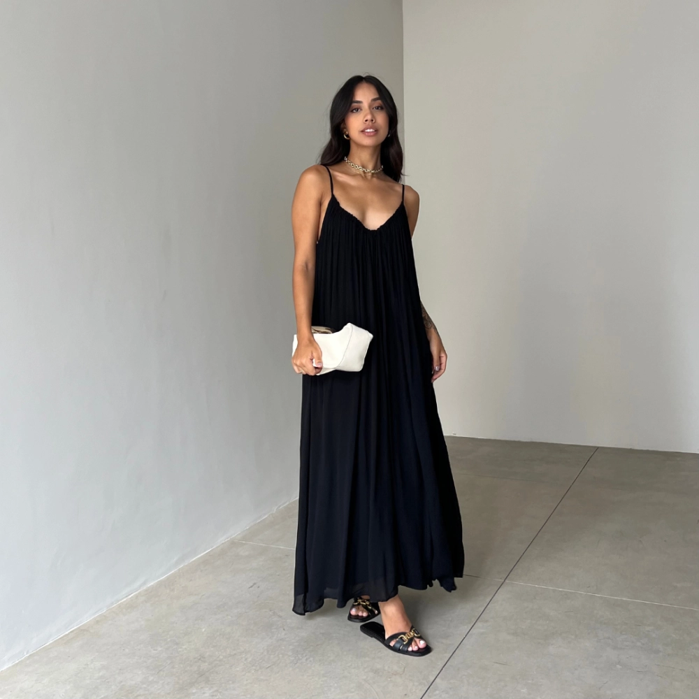 Vestido Luana - Preto