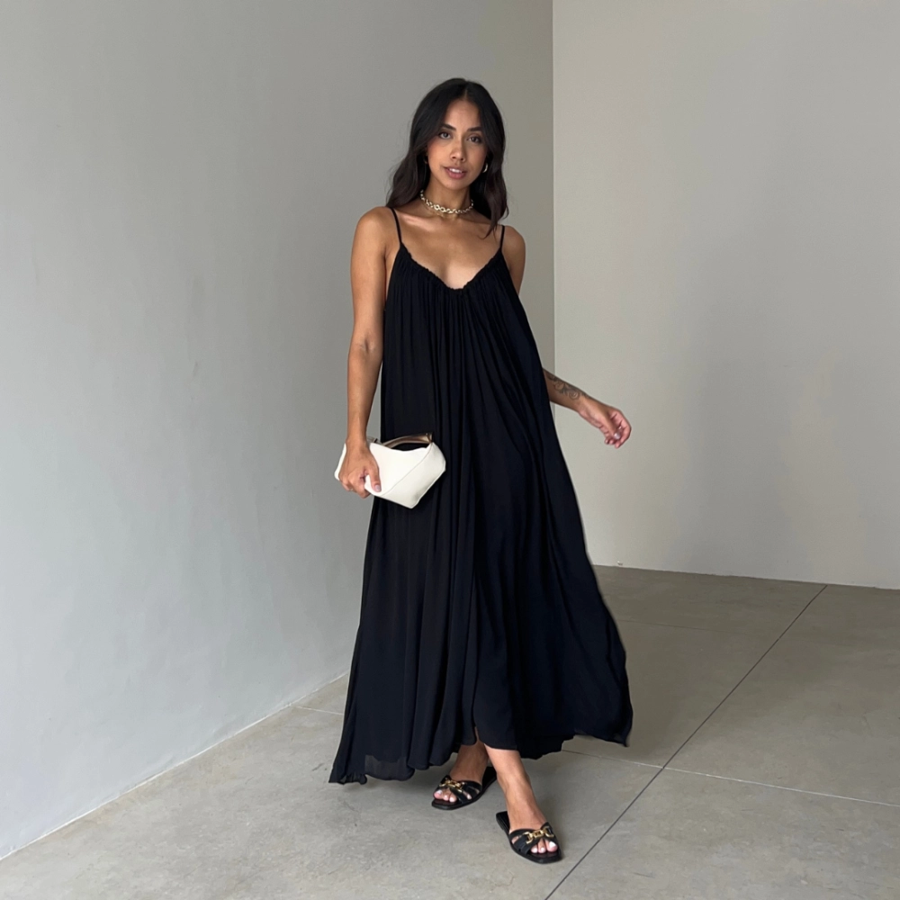 Vestido Luana - Preto