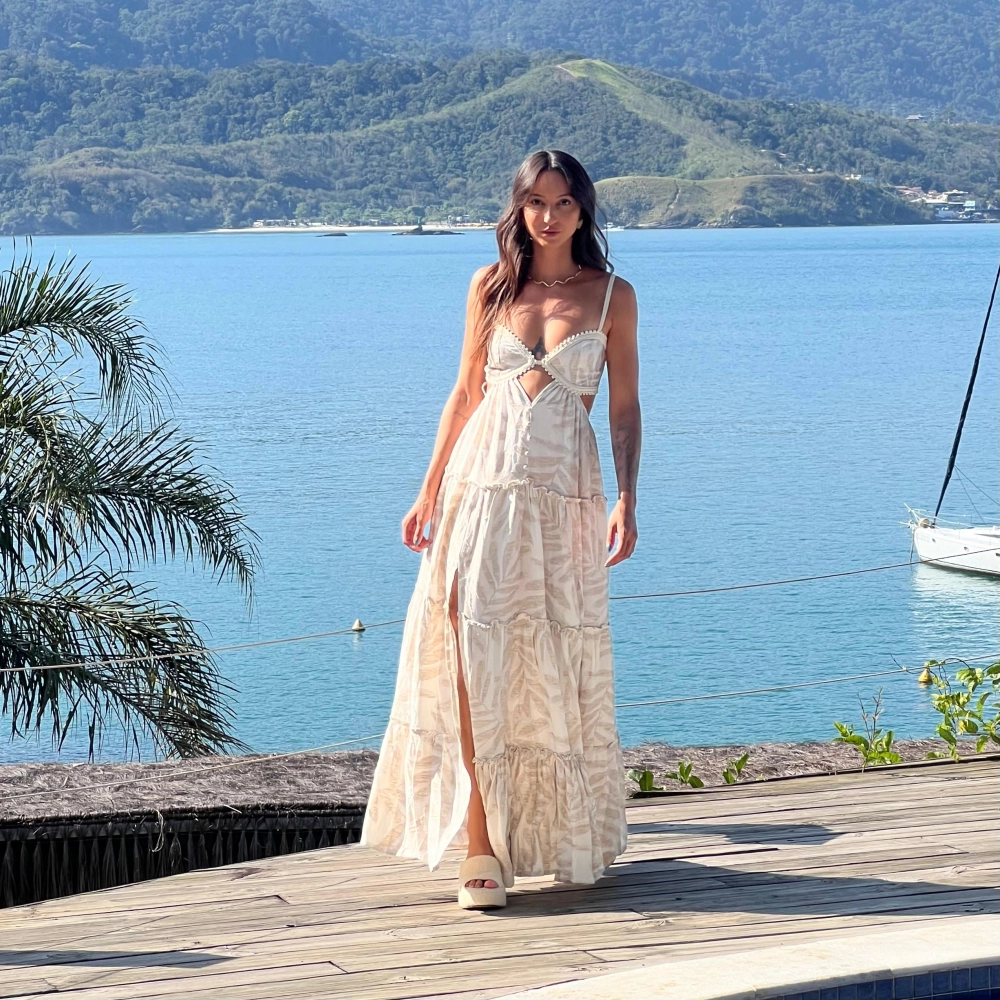 Vestido Tulum - Areia