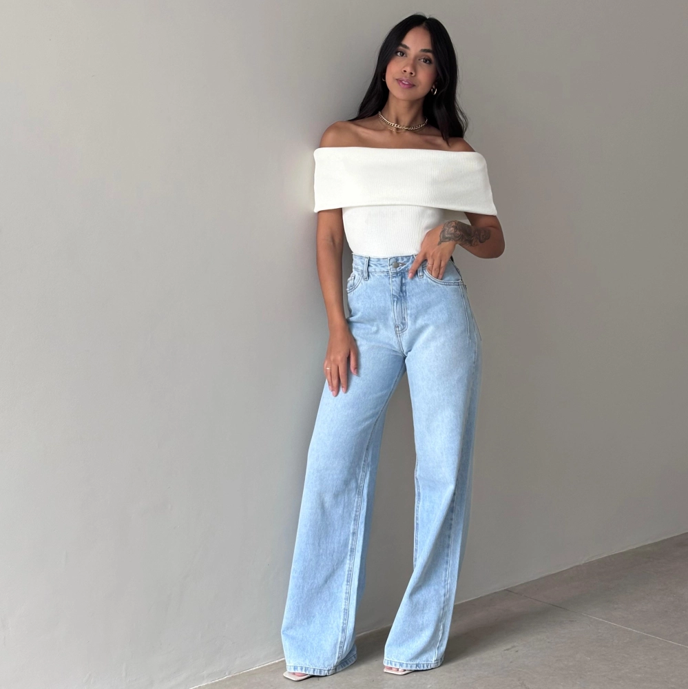 Calça Jeans Nancy - Jeans Claro